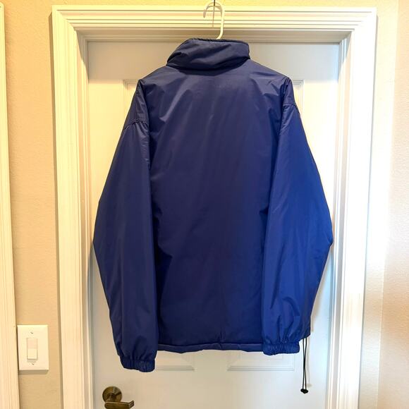 Vintage Old Navy Reversible Blue to Black 1/4 Zip Ski Snow Jacket Size Large - Picture 2 of 13